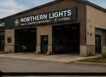 Automotive repair shop exterior