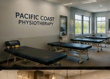 Physiotherapy clinic treatment room