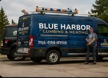 Plumbing and heating service van